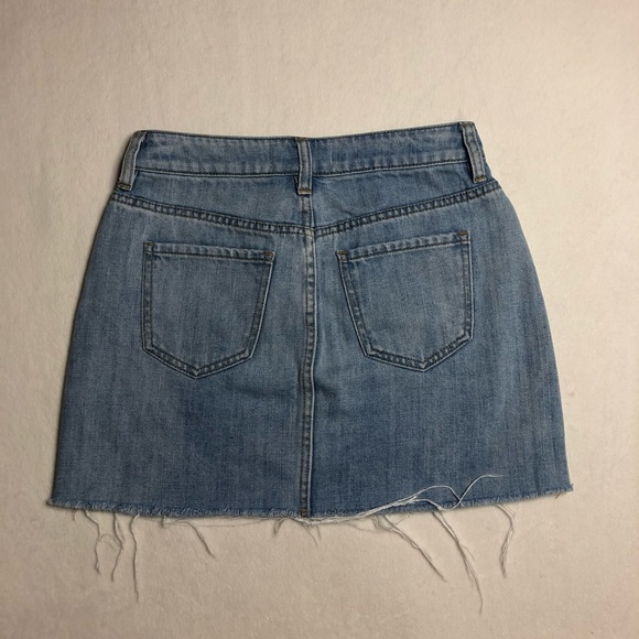 Pacsun light denim mini skirt, size 25 - Picture 2 of 2